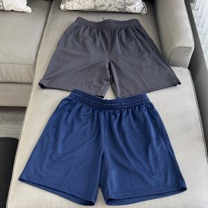 BCG Men's Charcoal and Navy Athletic Shorts